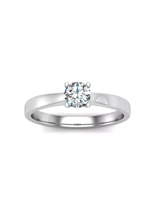 Gyűrűguru eljegyzési gyűrű 0,25ct I/SI gyémánttal BRK650 