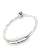 Gyűrűguru eljegyzési gyűrű  0.07ct gyémánttal E121 