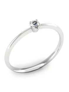 Gyűrűguru eljegyzési gyűrű  0.07ct gyémánttal E121 
