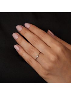   Gyűrűguru eljegyzési gyűrű  szintetikus gyémánttal E121 