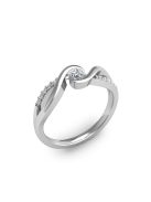 Gyűrűguru eljegyzési gyűrű 0.17ct gyémánttal ETF 112  