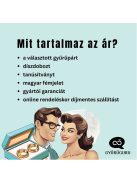 Arany karikagyűrű pár G4365gyr cirkóniával rozé arany