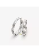 Arany karikagyűrű pár HU35F 3,5 mm fehér arany