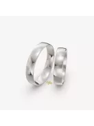 Arany karikagyűrű pár HU45F 4,5 mm fehér arany