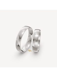 Arany karikagyűrű pár HU45F 4,5 mm fehér arany