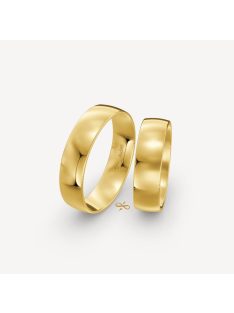 Arany karikagyűrű pár HU55S 5,5 mm sárga arany