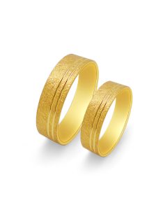 Arany karikagyűrű pár ISF72-60531s sárga arany