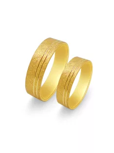 Arany karikagyűrű pár ISF72-60531s sárga arany