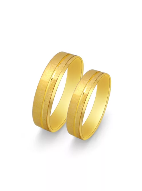Arany karikagyűrű pár ISF72-60539s sárga arany