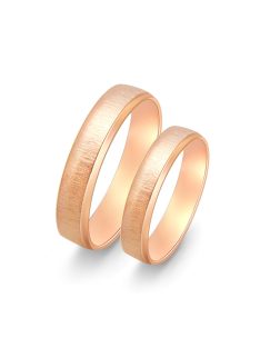 Arany karikagyűrű pár ISF72-60611r rozé arany