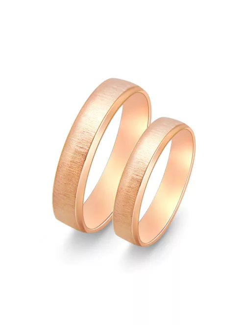 Arany karikagyűrű pár ISF72-60611r rozé arany