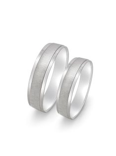 Arany karikagyűrű pár ISF72-60628f fehér arany