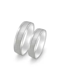Arany karikagyűrű pár ISF72-60628f fehér arany