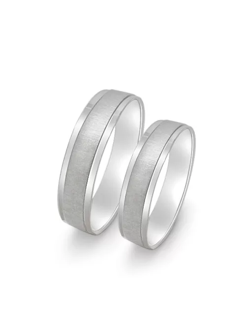 Arany karikagyűrű pár ISF72-60628f fehér arany