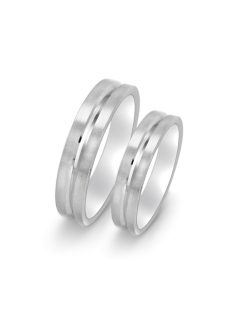 Arany karikagyűrű pár ISF72-60799f fehér arany