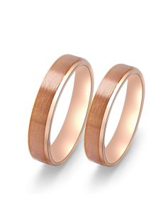 Arany karikagyűrű pár ISF72-60808r rozé arany