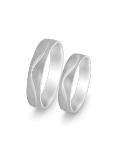 Arany karikagyűrű pár M1159F fehér arany