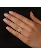 Gyűrűguru eljegyzési gyűrű  0.07ct szintetikus gyémánttal MX047 