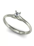 Gyűrűguru eljegyzési gyűrű  0,07Ct szintetikus gyémánttal MX062 