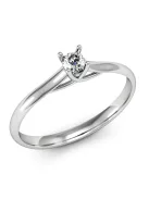 Gyűrűguru eljegyzési gyűrű  0.07ct I/SI gyémánttal MX062 
