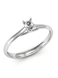   Gyűrűguru eljegyzési gyűrű  0.07ct I/SI gyémánttal MX062 