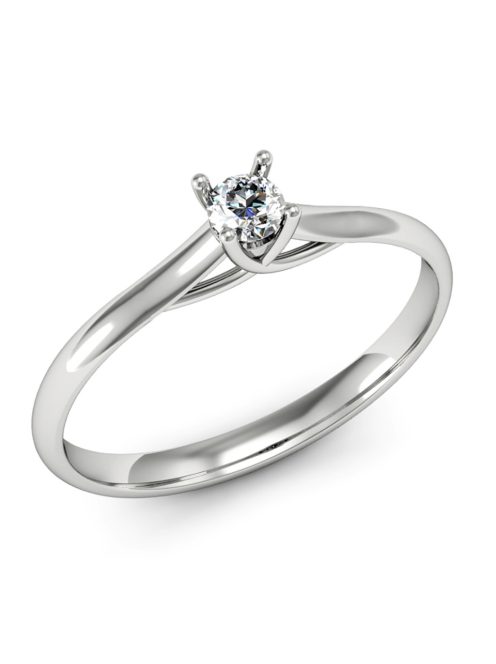 Gyűrűguru eljegyzési gyűrű  0.07ct H/SI gyémánttal MX062 