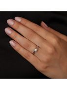 Gyűrűguru eljegyzési gyűrű 0,25ct szintetikus gyémánttal OLG101 