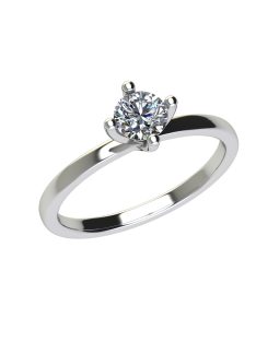   Gyűrűguru eljegyzési gyűrű 0.2ct szintetikus gyémánttal OLG 103 