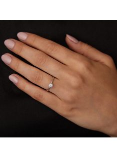   Gyűrűguru eljegyzési gyűrű 0.2ct szintetikus gyémánttal OLG 103 