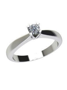   Gyűrűguru eljegyzési gyűrű 0.17ct szintetikus gyémánttal OLG108 