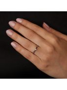 Gyűrűguru eljegyzési gyűrű 0.17ct szintetikus gyémánttal OLG108 