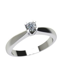   Gyűrűguru eljegyzési gyűrű 0.17ct H/SI gyémánttal OLG108 