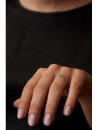 Gyűrűguru eljegyzési gyűrű 0,2ct H/SI gyémánttal OLG109 