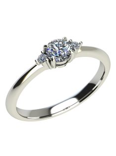  Gyűrűguru eljegyzési gyűrű 0,25ct H/SI gyémánttal OLG 111 