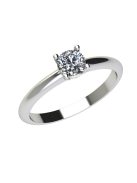 Gyűrűguru eljegyzési gyűrű 0,3ct szintetikus gyémánttal OLG113 