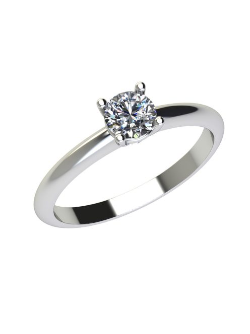Gyűrűguru eljegyzési gyűrű 0,3ct szintetikus gyémánttal OLG113 
