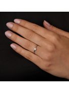 Gyűrűguru eljegyzési gyűrű 0,3ct szintetikus gyémánttal OLG113 