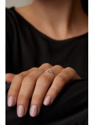 Gyűrűguru eljegyzési gyűrű 0,3ct szintetikus gyémánttal OLG113 
