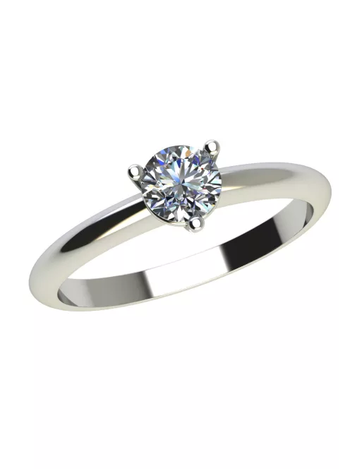 Gyűrűguru eljegyzési gyűrű 0.25ct I/SI gyémánttal OLG 128 