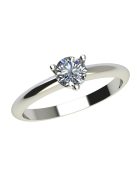 Gyűrűguru eljegyzési gyűrű 0.25ct szintetikus gyémánttal OLG 128 