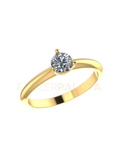   Gyűrűguru eljegyzési gyűrű 0.25ct szintetikus gyémánttal OLG 128 