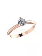 Gyűrűguru eljegyzési gyűrű 0.25ct szintetikus gyémánttal OLG 128 